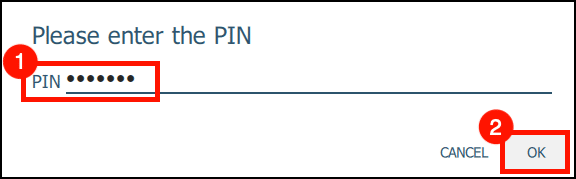 Enter PIN