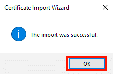Click OK